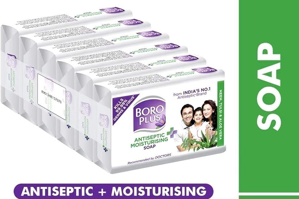 Boroplus Antiseptic Soap (pack Of 6 - 125g Each) 144 -24 Pcs - Market Rate High