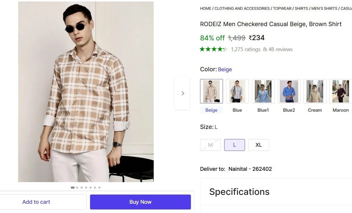 Loot Cotton Shirt 234