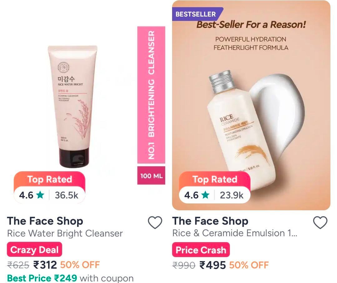 Myntra Last Few Hours Left Flat 50 On The Face Shop Is Ending In Just A Few Hours Flat 50 Ending In The Next 5 Hours Shop Here Dont Miss Thi