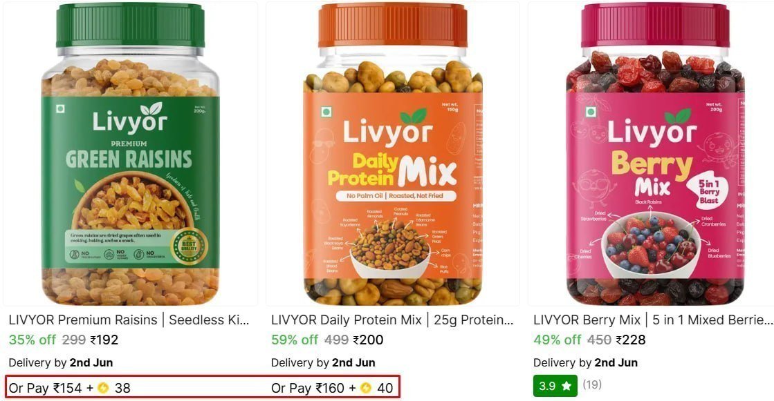 Dry Fruits From 192