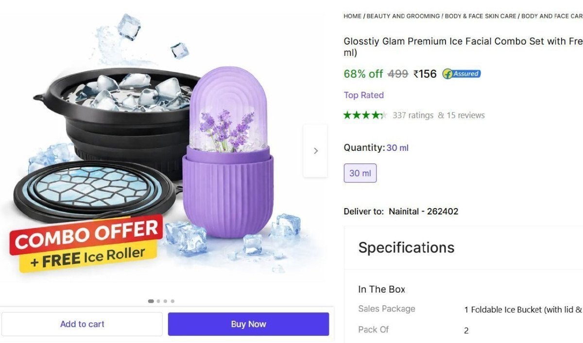 Foldable Ice Bucket With Ice Roller 156
