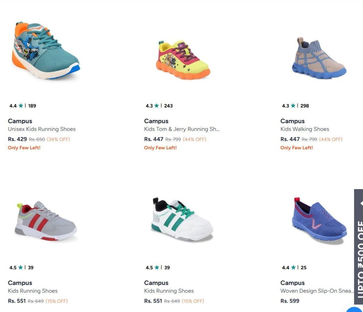Loooootcampus Shoes 44 Starting From Rs 429 Myntra