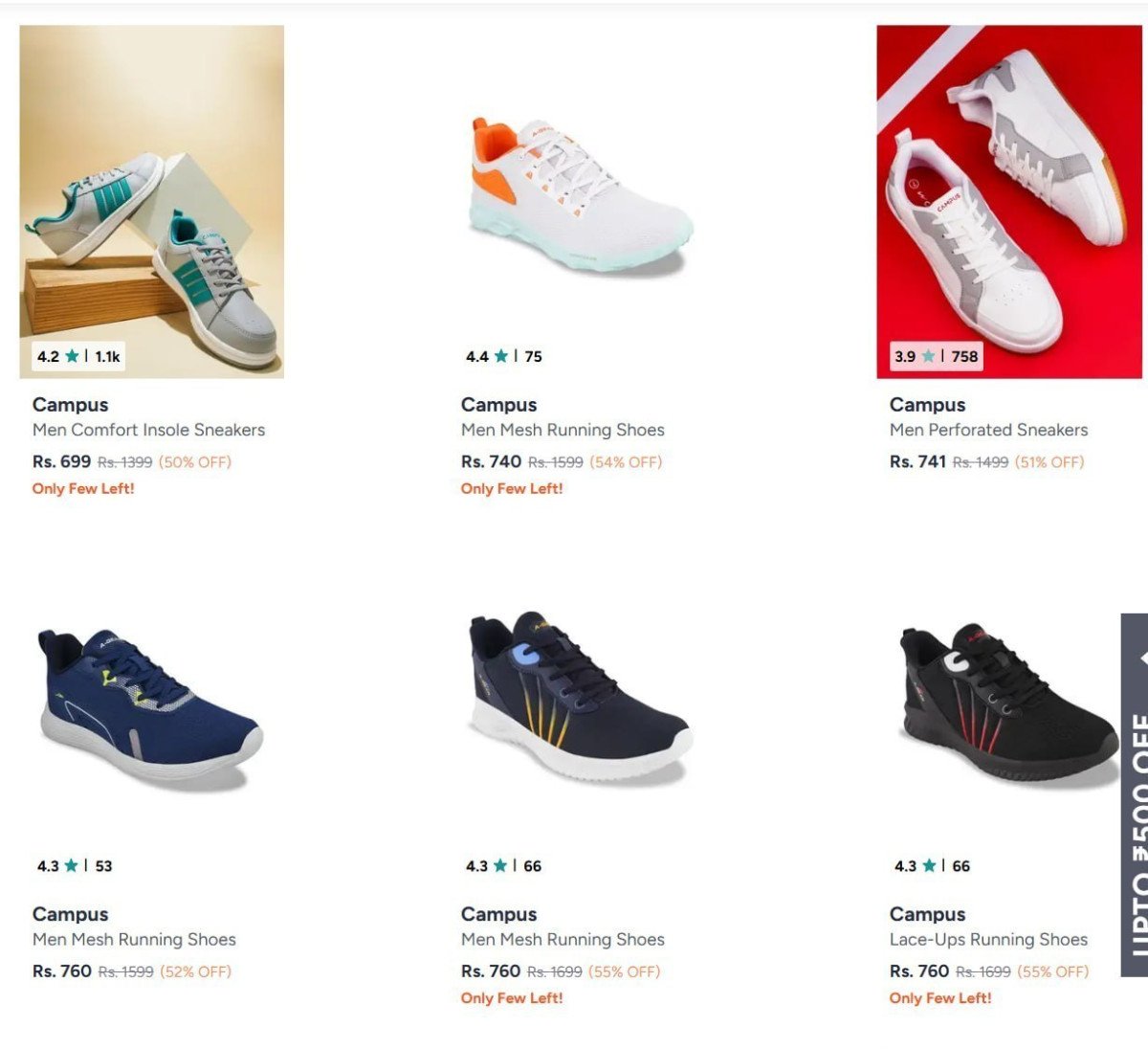 Loooootcampus Men S Shoes 64 Starting From Rs 699 Myntra