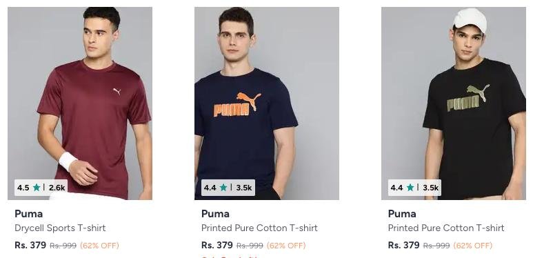 62 On Puma Clothing