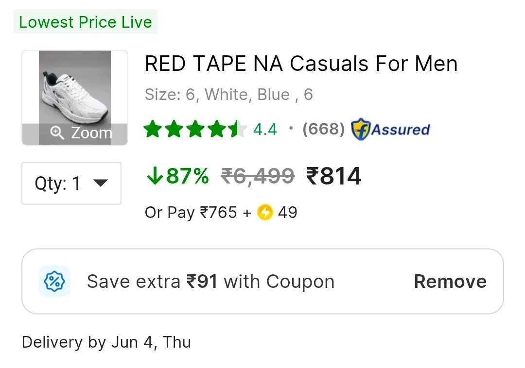 More Redtape Loot Apply 91 Coupon