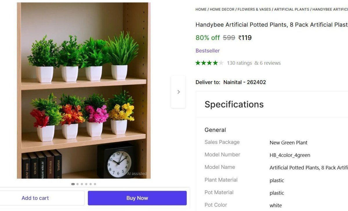 Pcs Artificial Plant With Pot 119