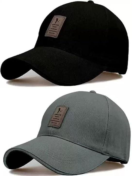 Selloria Brand Soft Cotton Adjustable Unisex Cap (pack Of 2) 193