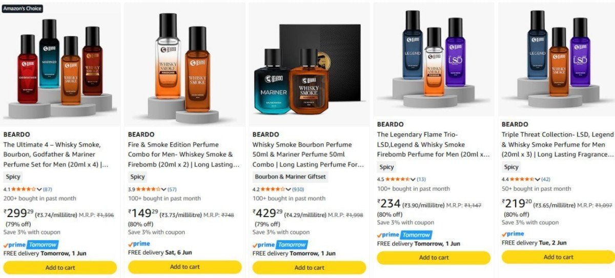 Min 80 On Beardo Perfume Coupon