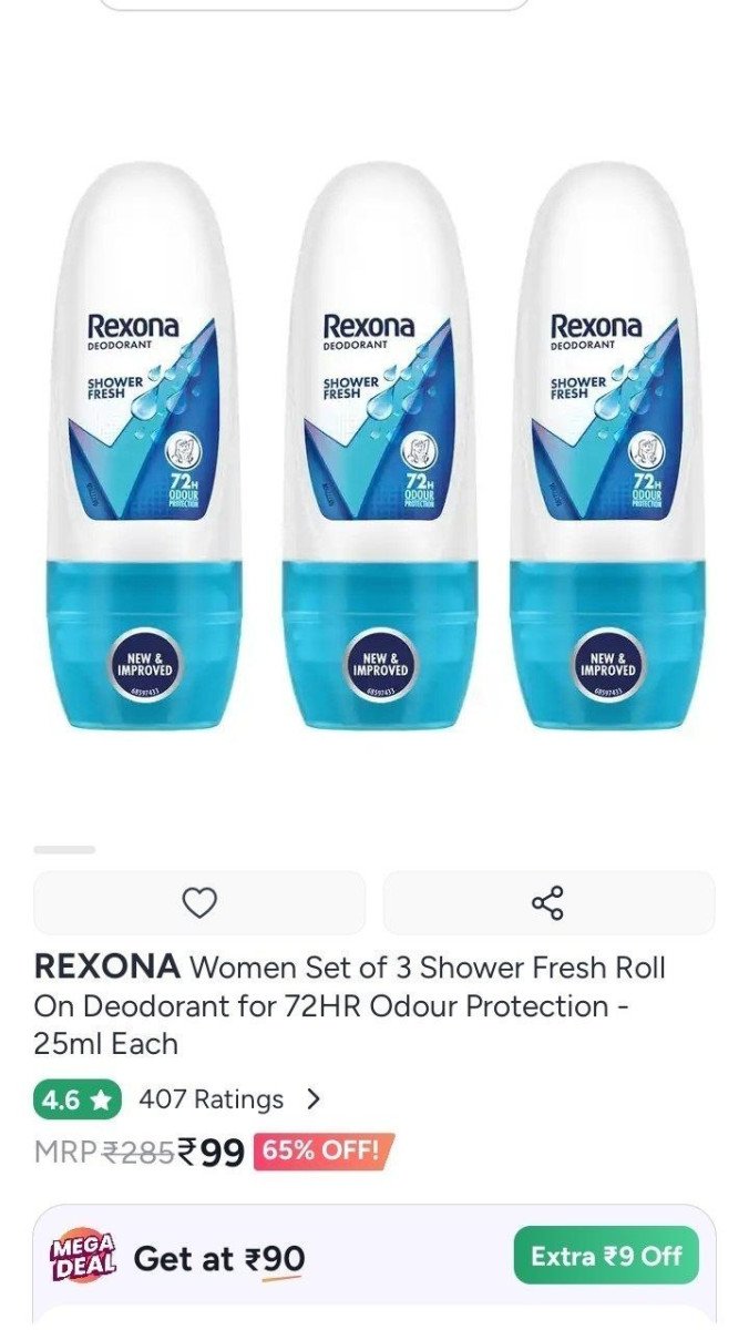 Pack Of 3 Roll On 99 More