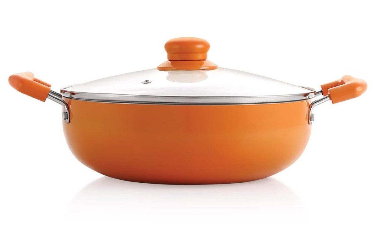 Nirlon Ceramic Non Stick Induction Aluminium Kadha