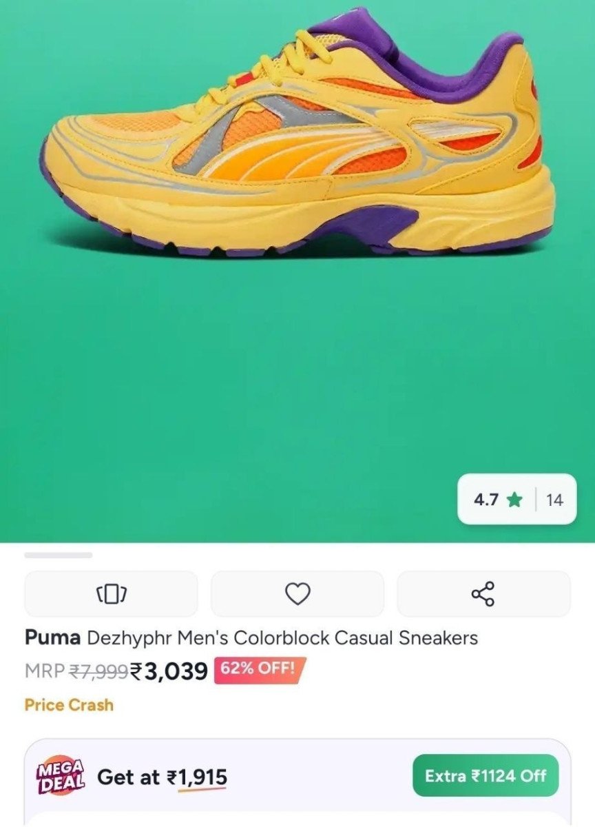 Puma Dezhyphr Colourblocked Sneaker 2160 2160 2160coupon Spl20 And Saveoff1