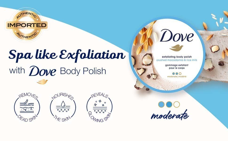Dove Exfoliating Body Scrub 298gm 330