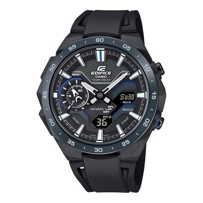 Faaaaasssstttt 11 797 1 000 Coupon1 000 With Sbi Credit Cardreg 16kcasio Edifice Bluetooth Analog-digital Black Dial Men S Watch