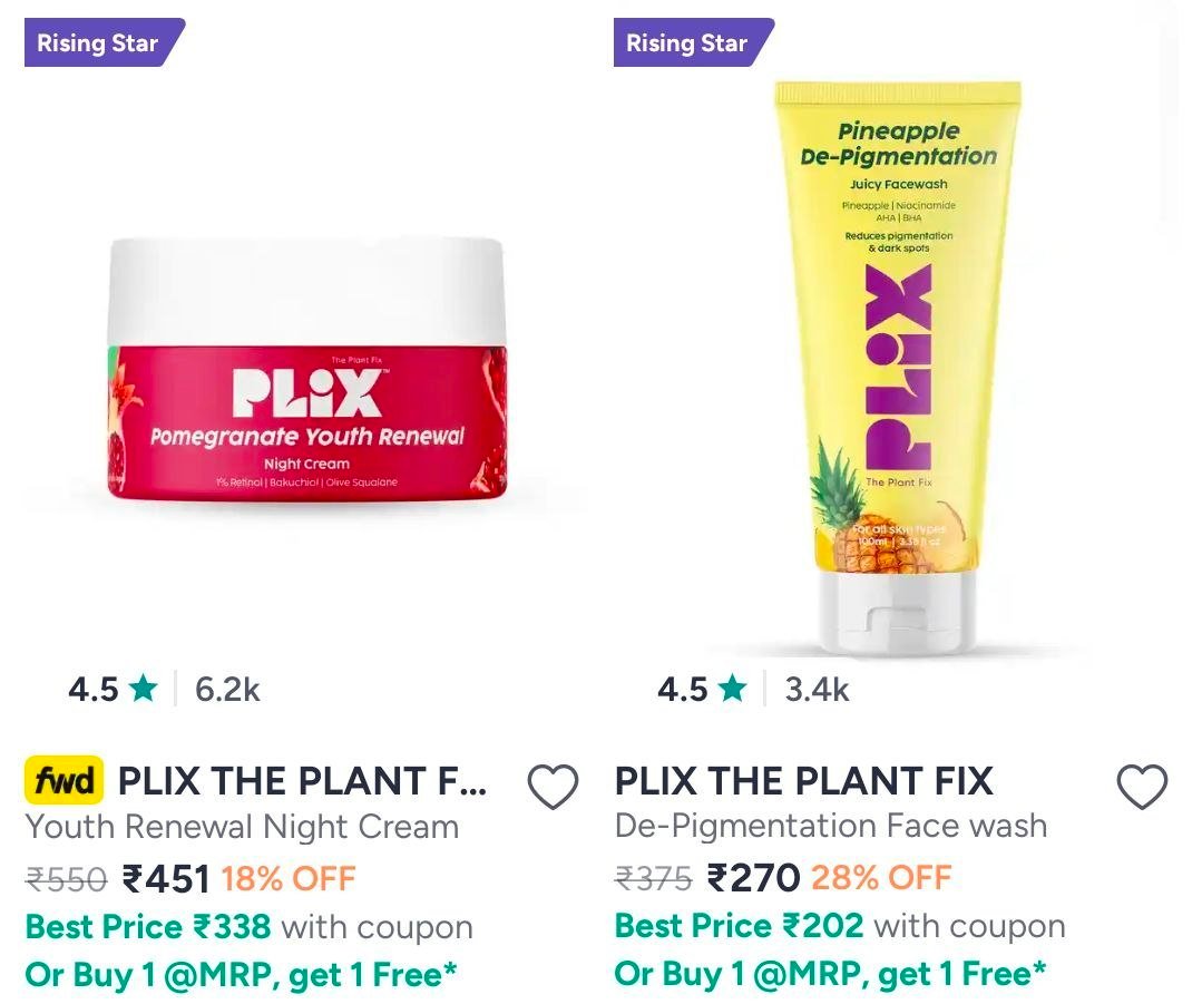 Myntra Plix B1g1 Coupon 25