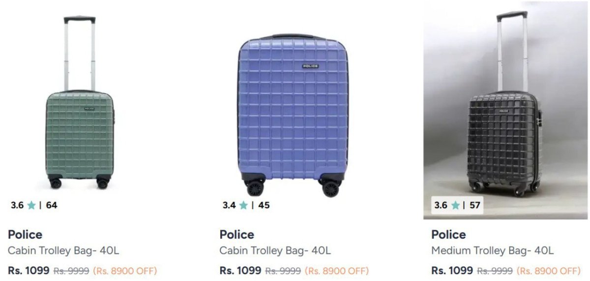 Police Luggage From 1099