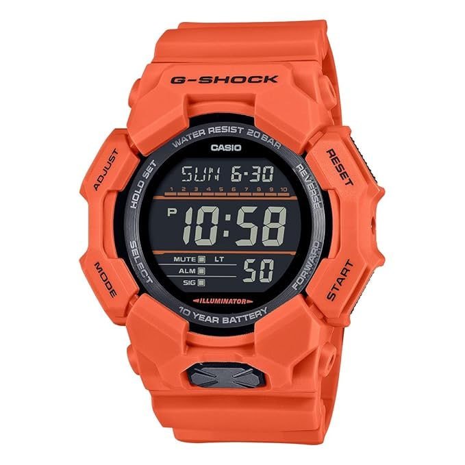 Loooot Casio G-shock Gd-010-4dr Digital Black Dial