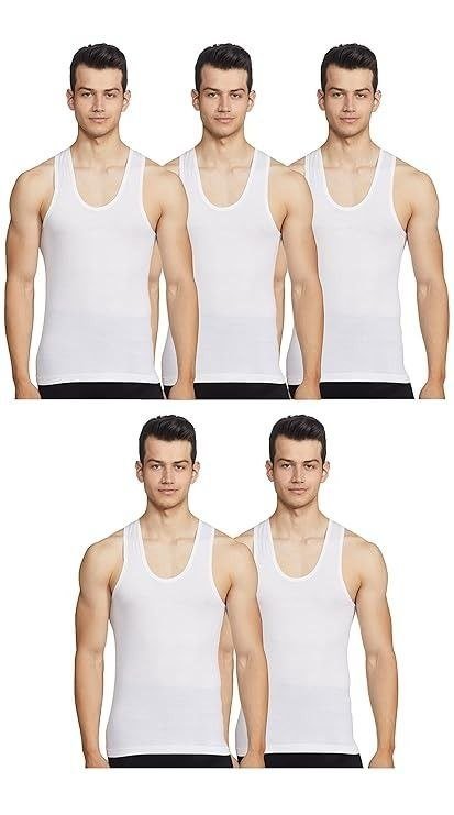 Rupa Jon Sleeveless Vest For Men 100 Cotton Materi
