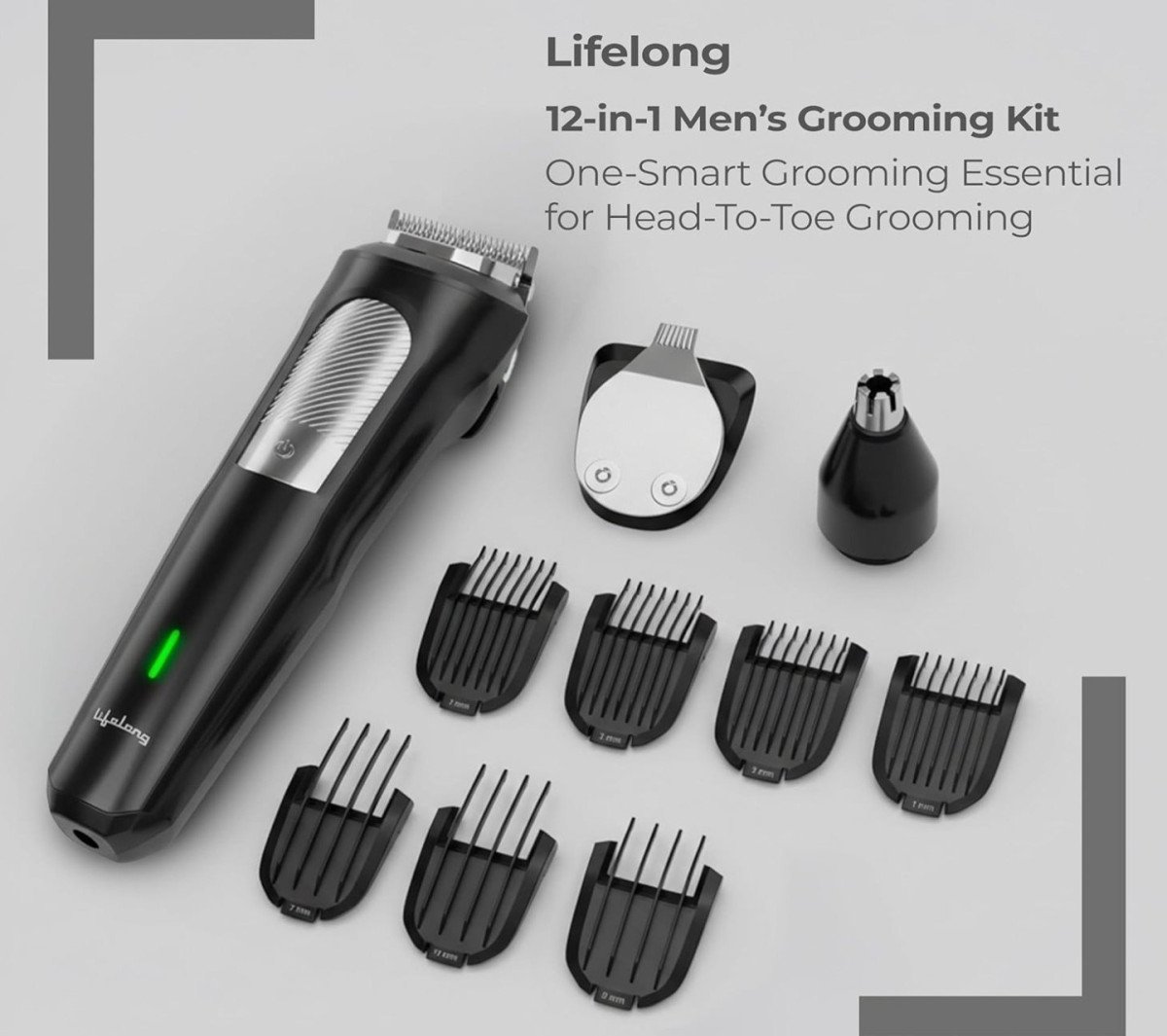 Lifelong 12-in-1 Grooming Kit At 999 Coupon For Prime