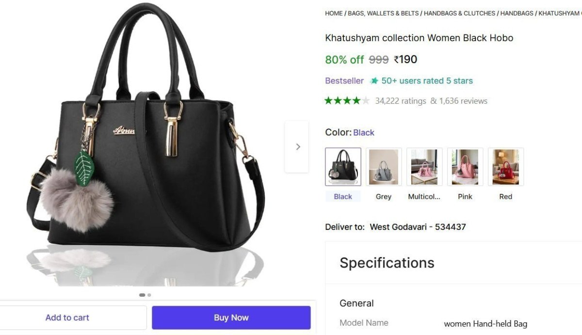 Women Hand-held Bag 190