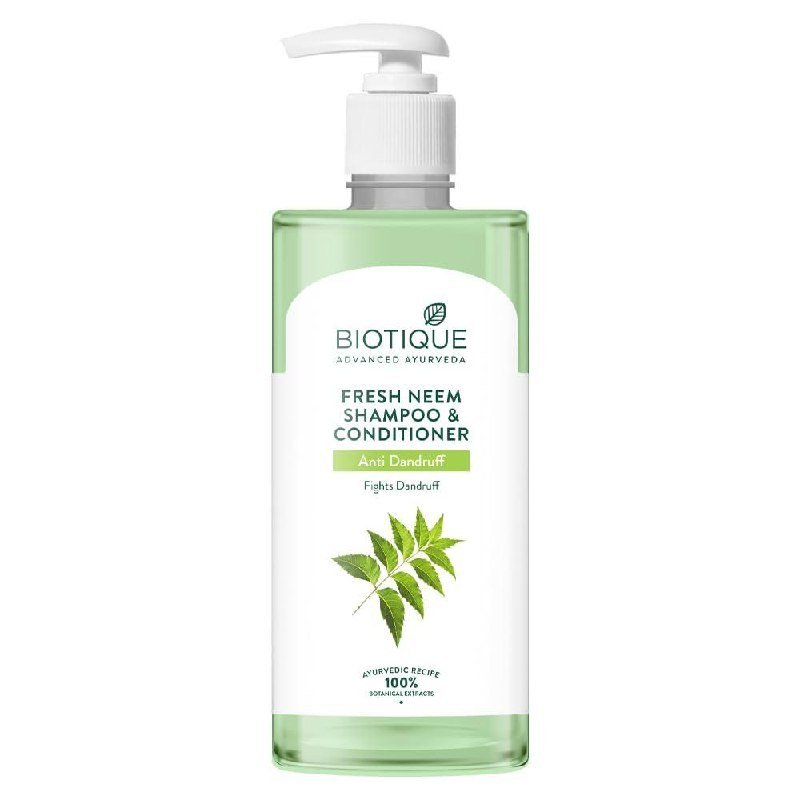 Biotique Fresh Neem Anti Dandruff Shampoo And Conditioner 500ml 294