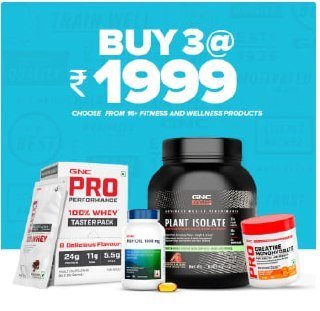 Gnc Buy Any 3 1999flat 5 On All Orders Use Code Ep5 Protein Creatine Wellne