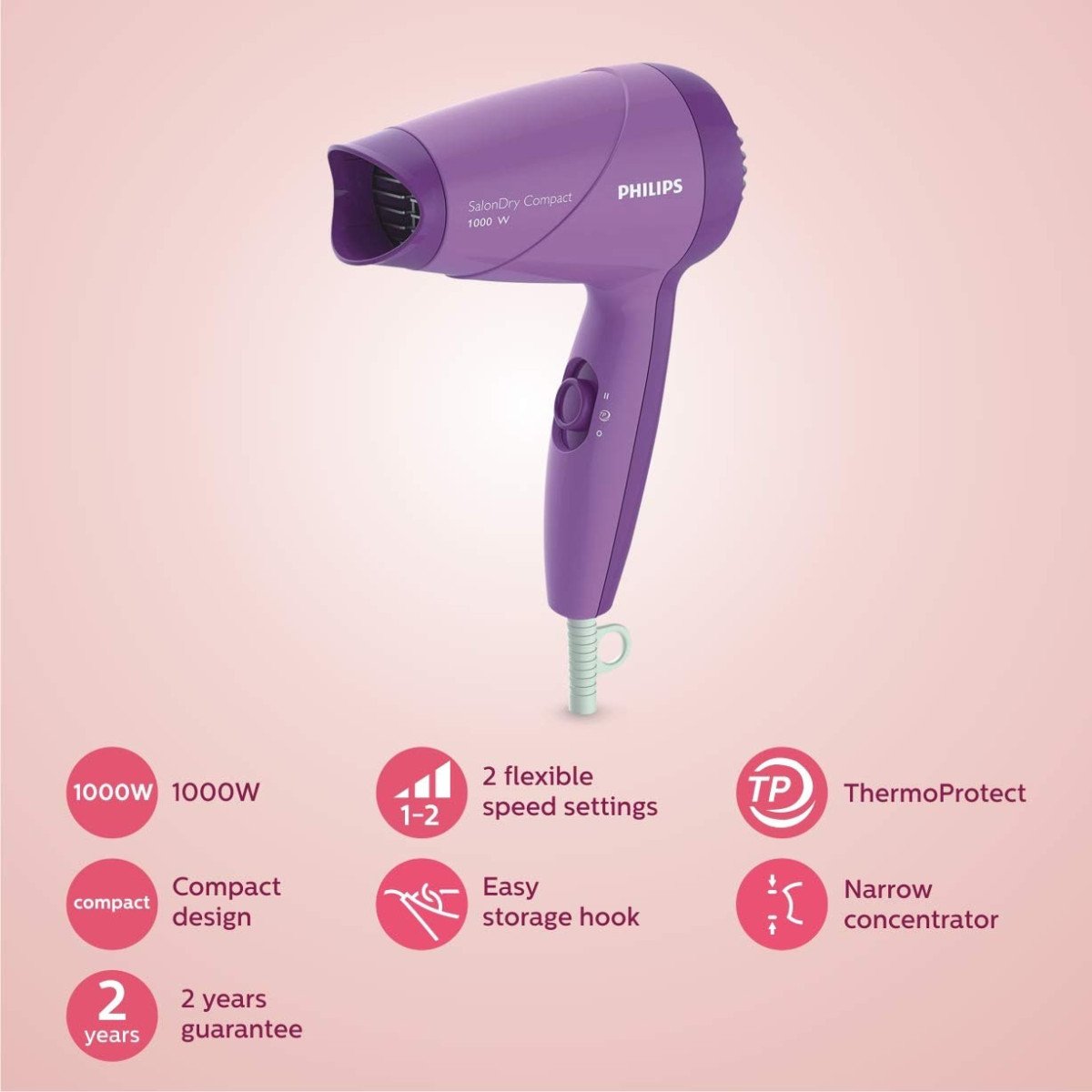 Philips Hair Dryer 1000w 799