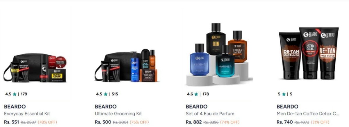 Myntra 78 Beardo Facewash