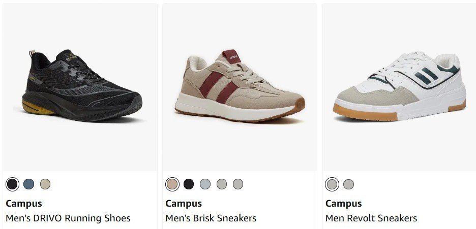 Amazon Min 40 7 Coupon On Campus Footwear Men S Wo