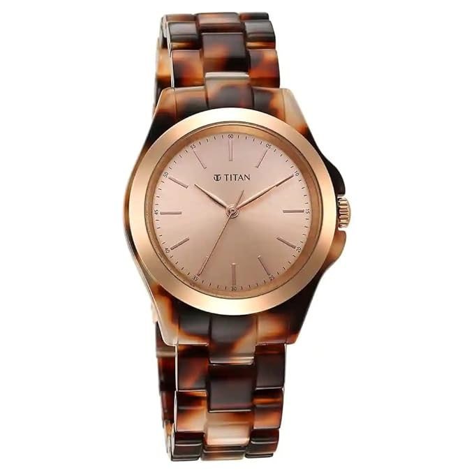 Titan Rose Gold Dial Analog Watch For Women 3 450
