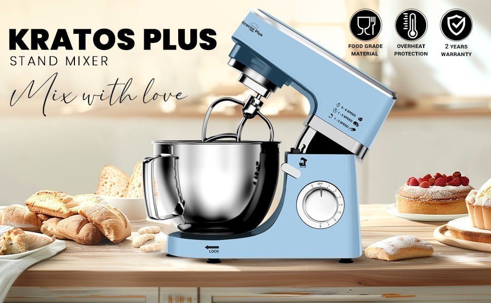 Inalsa Stand Mixer 1200w Pure Copper Motor 6679