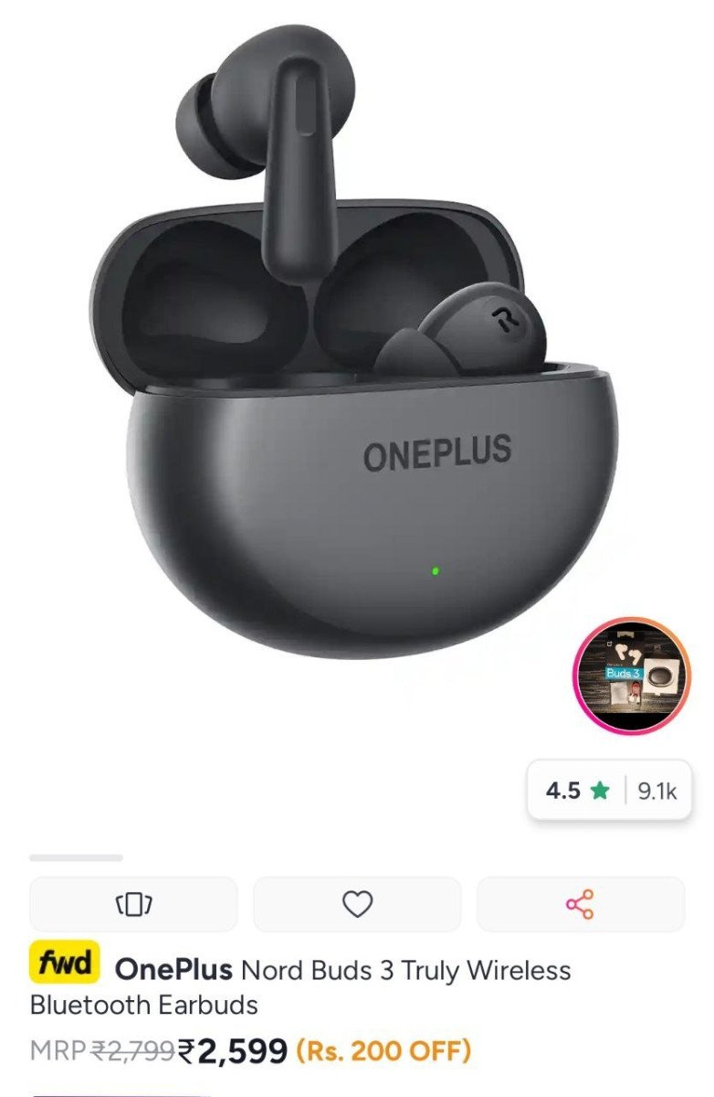 Myntra Eors Oneplus Audio Deals Oneplus Nord Buds 3 1 949 10 Bank Use Code 