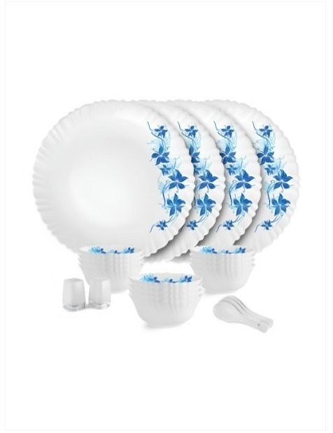 Cello Dazzle Series Set Of 22 Blue Swirl Microwave