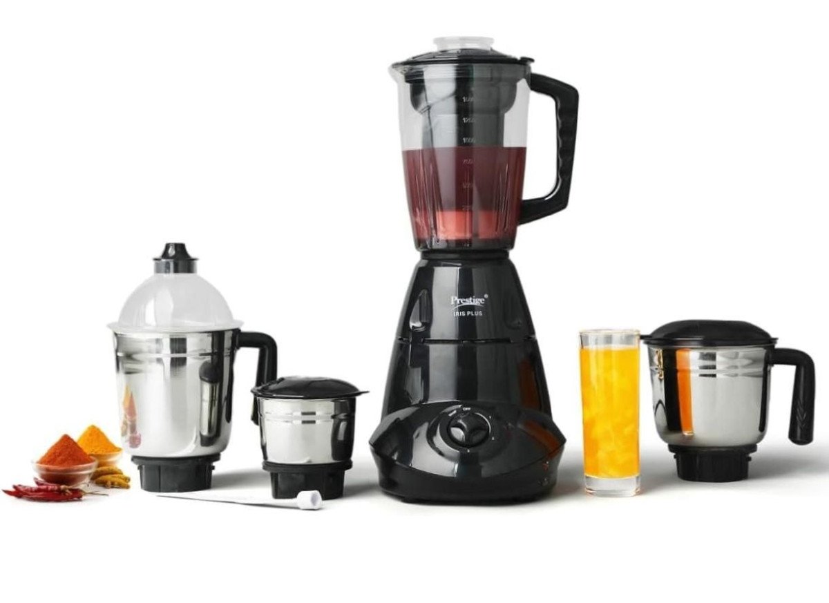 Prestige Iris 750 Watt Mixer Grinder With 4 J