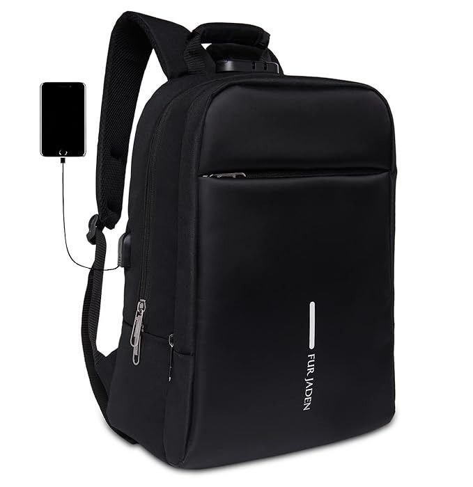 Fur Jaden Anti Theft Number Lock Backpack Bag With 15 6 Inch Laptop Compart