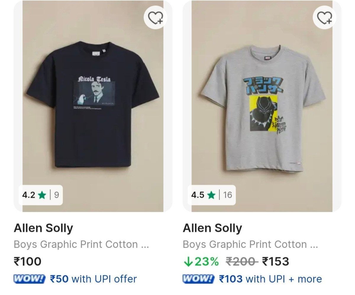 Allen Solly Men S T-shirts 70