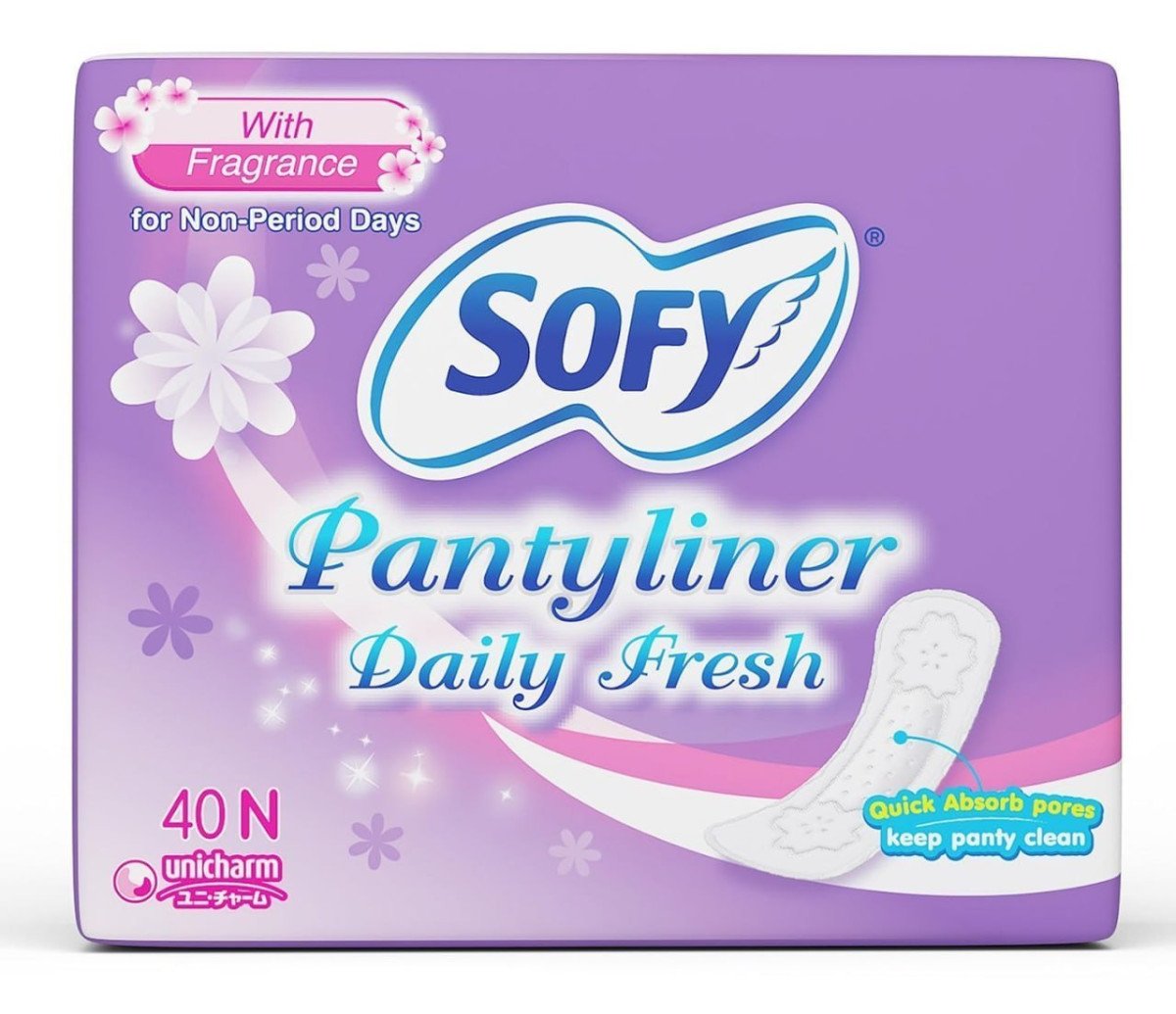 Sofy Daily Fresh For Women Pantyliners 40 Lin