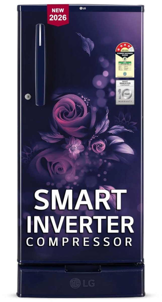 Lg 185 L 4 Star Smart Inverter Direct Cool Si