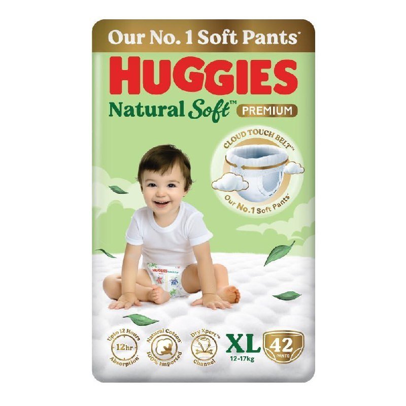 Huggies Natural Soft Premium Baby Diaper Pants Our