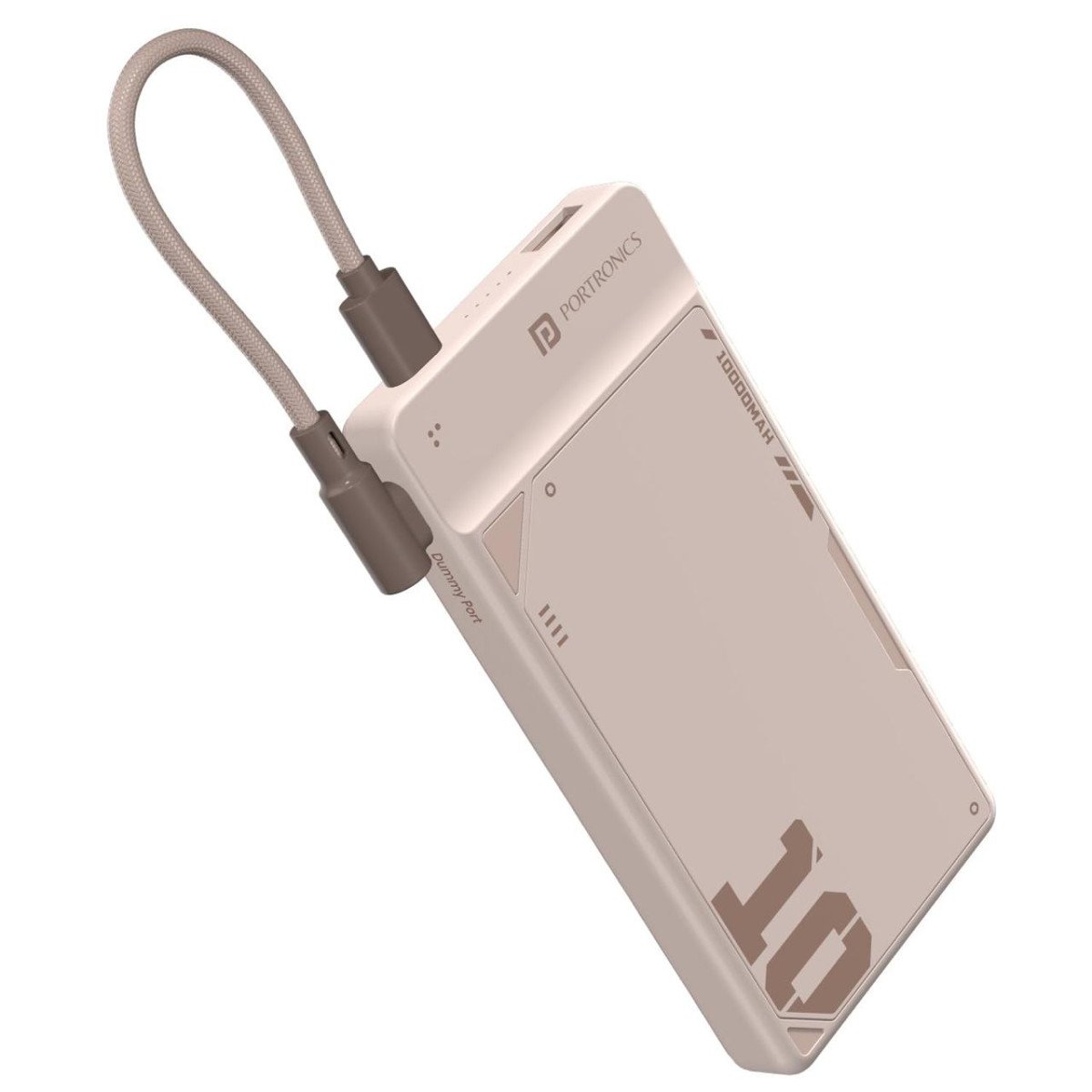 Portronics Luxcell Uno 10k 10000 Mah 22 5w Fast Charging Power Bank 798