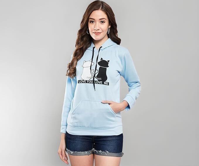 Funday Fashion Women S Fleece Round Neck Sweatshir
