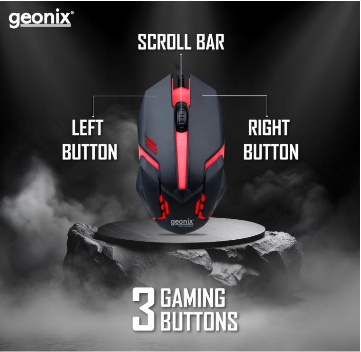 Amazon Geonix Vigor R7 Wired Gaming Mouse With 1200 Dpigaming Mouse 139