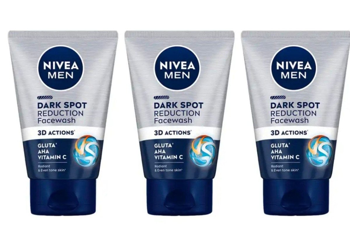 Nivea Men Set Of 3 Dark Spot Reduction Face Wash 372