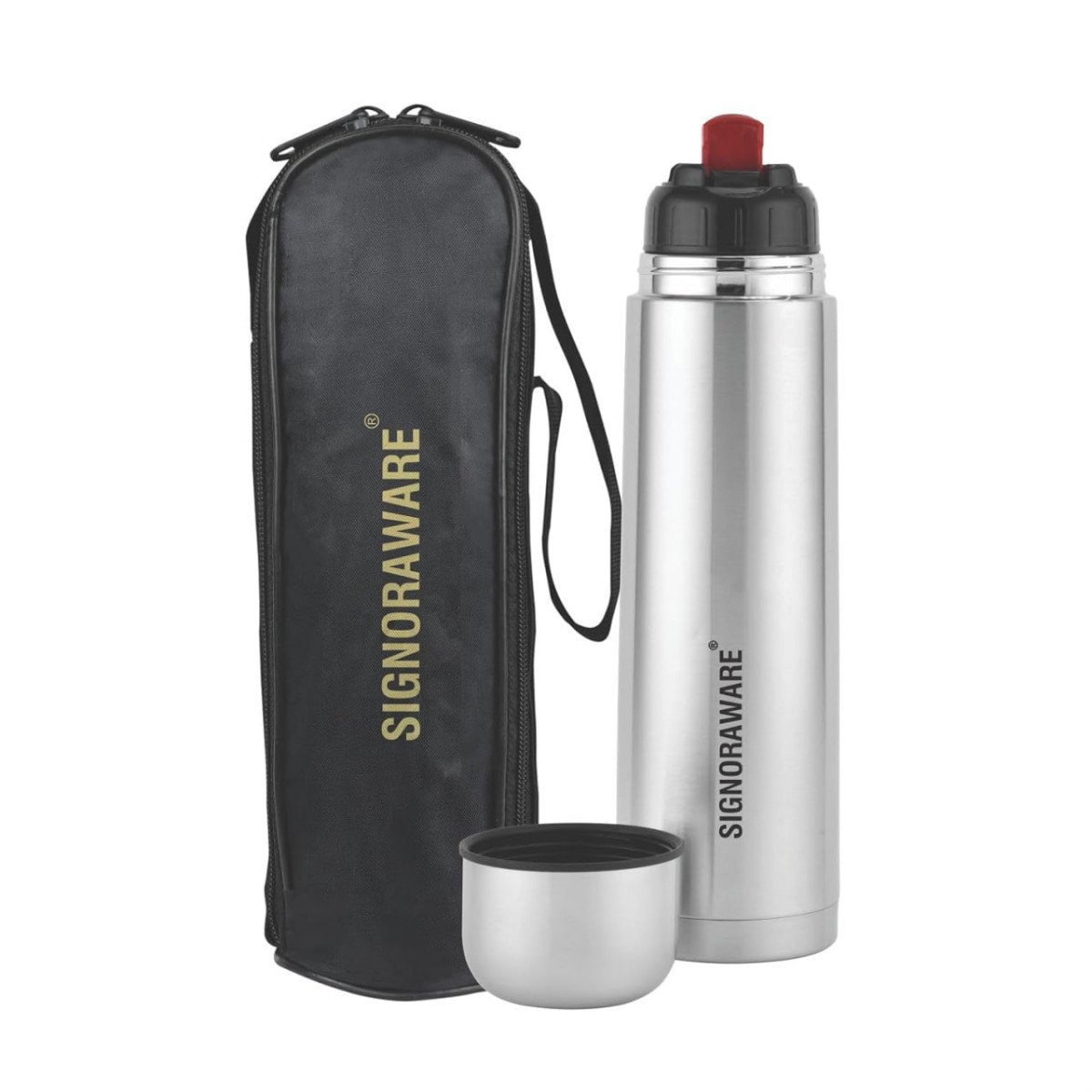 Grab Signoraware Bullet Stainless Steel Vaccum Insulated Isi Certified Cola