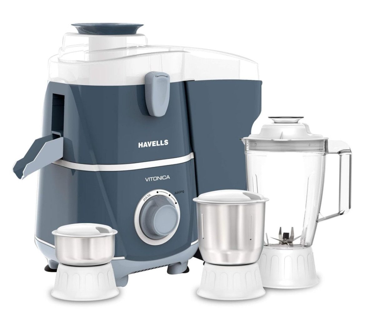 Havells Vitonica 500w Juicer Mixer Grinder 3 Stainless Steel Jars 2 757 390