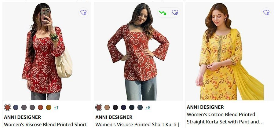 Amazon Women S Ethnic Wear Kurtas Kurtis Under 399
