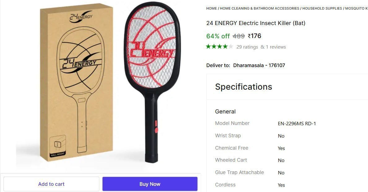 Energy Electric Insect Killer 176