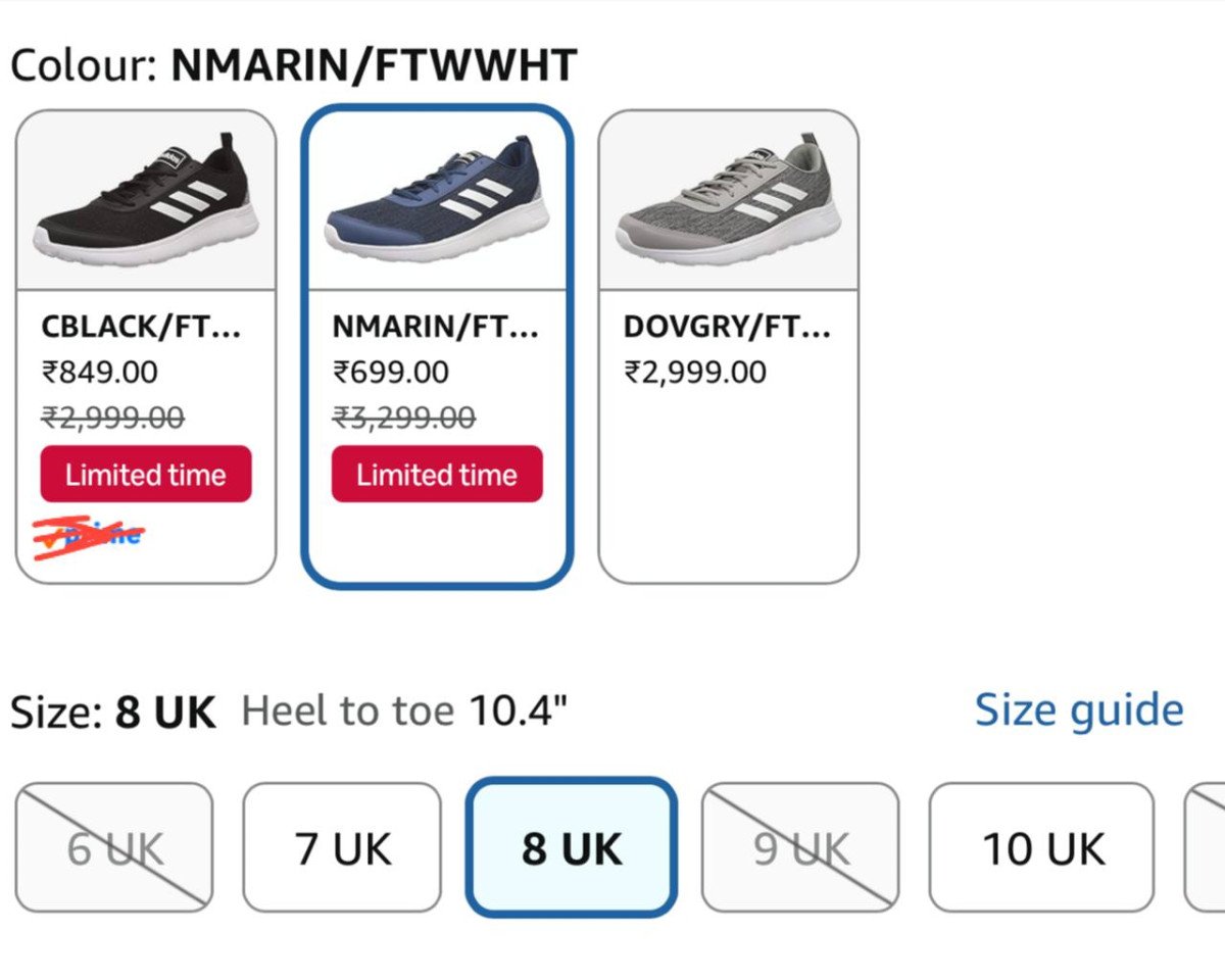 Looot Reg 2699grabadidas Men S Clinch-x M Runningother Colour Costs More