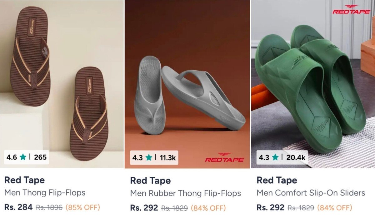 Red Tape Flip-flop From 284men Women