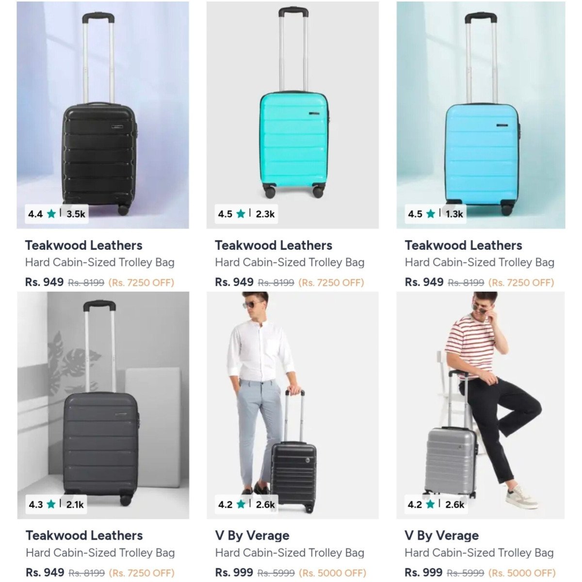 Top Brands Trolley From 949