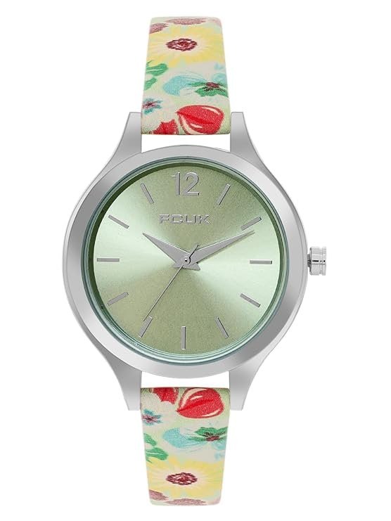 Fcuk Analog Green Dial Women S Watch 766